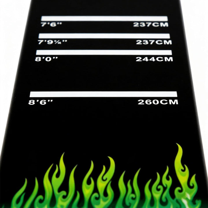 Dartmatte Mit 4 Abwurfdistanzen – 300 Cm X 62cm Dartteppich Dart Teppich Rutschfeste Gummimatte Für