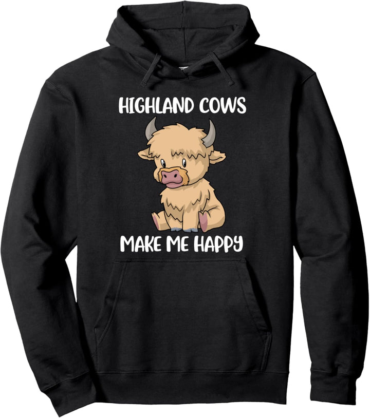 Schottische Highland Kuh Geschenk Frauen Highland Kuh Pullover Hoodie