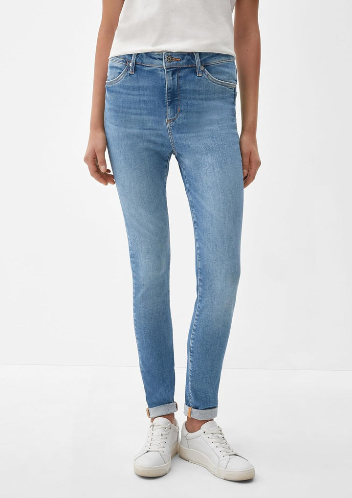 s.Oliver Damen Jeans, Anny Super Skinny 34W / 34L Blau 54z4, 34W / 34L Blau 54z4