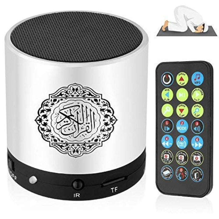 Anlising MP3-Player Digitaler Koran-Lautsprecher mit Fernbedienung, USB Wiederaufladbar, 8GB TF FM (