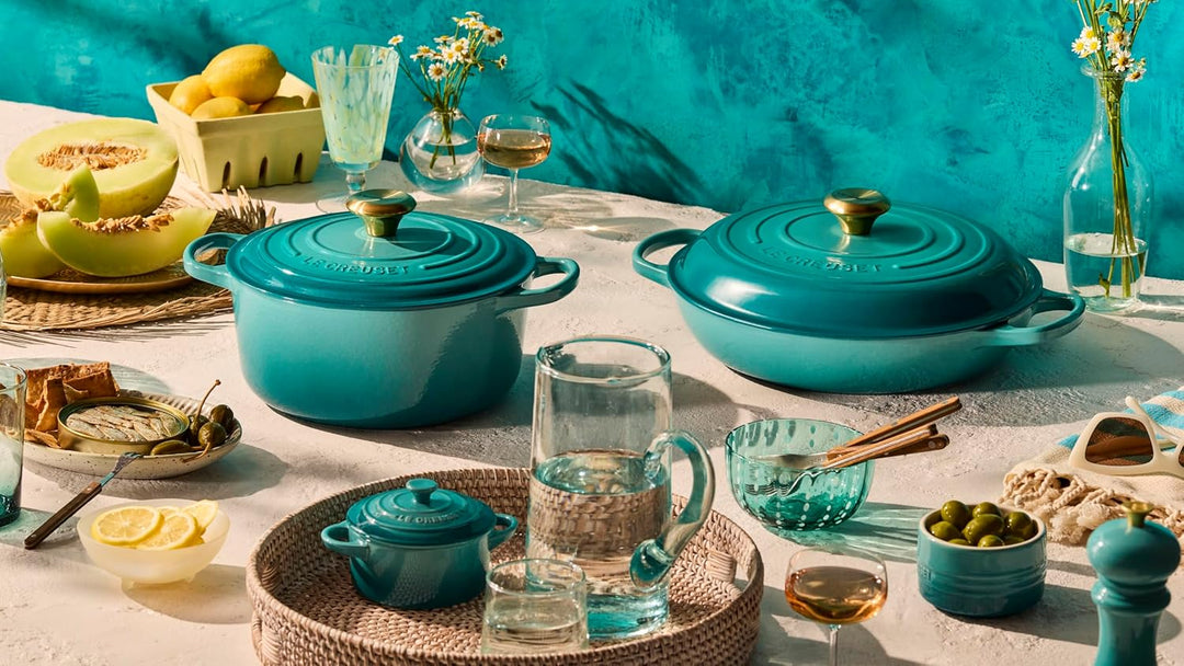 Le Creuset Emaillierter Gusseisen-Bräter, rund, 3,5 qt, Riviera Riviera 3,5 l, Riviera 3,5 l