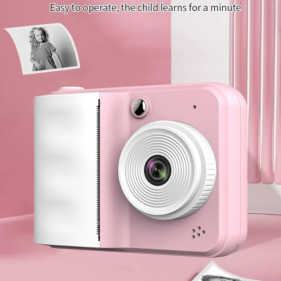 Sofortdruckkamera für Kinder, 48MP 1080p Kids Camera Sofortdruck mit 3 Rollendruckpapier, für Jungen