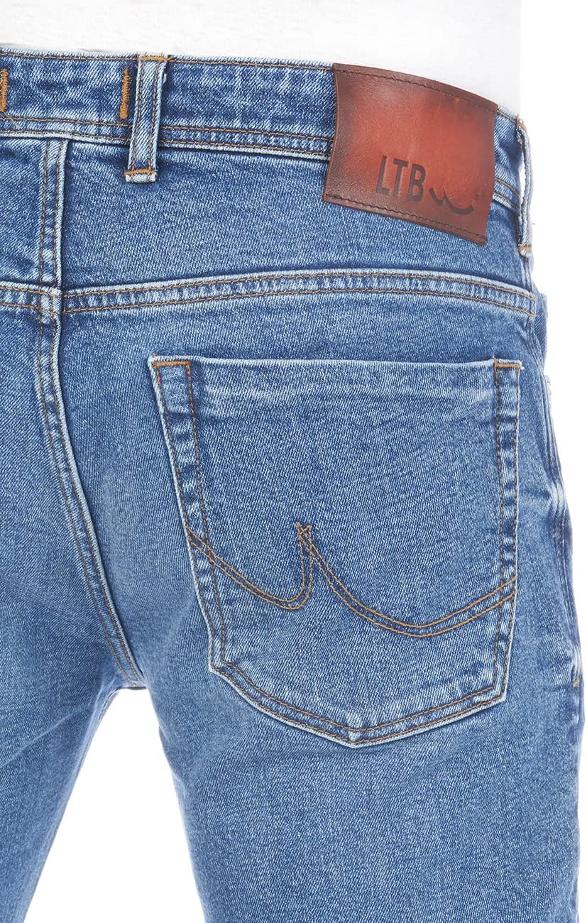 LTB Jeans Hose Herren Bootcut Timor Denim Stretch Tiefer Bund Blau Schwarz 28W - 40W 30L - 36L 28W /