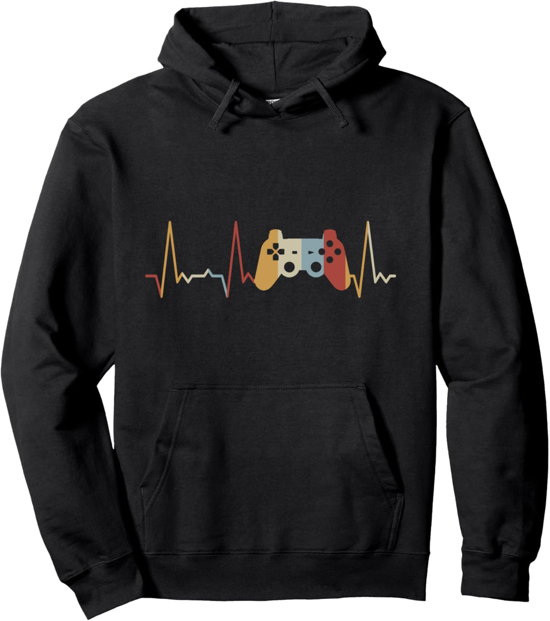 Herzschlag Game Controller Pullover Hoodie