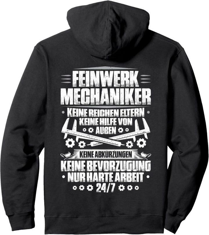 Harte Arbeit Feinwerkmechaniker Pullover Hoodie
