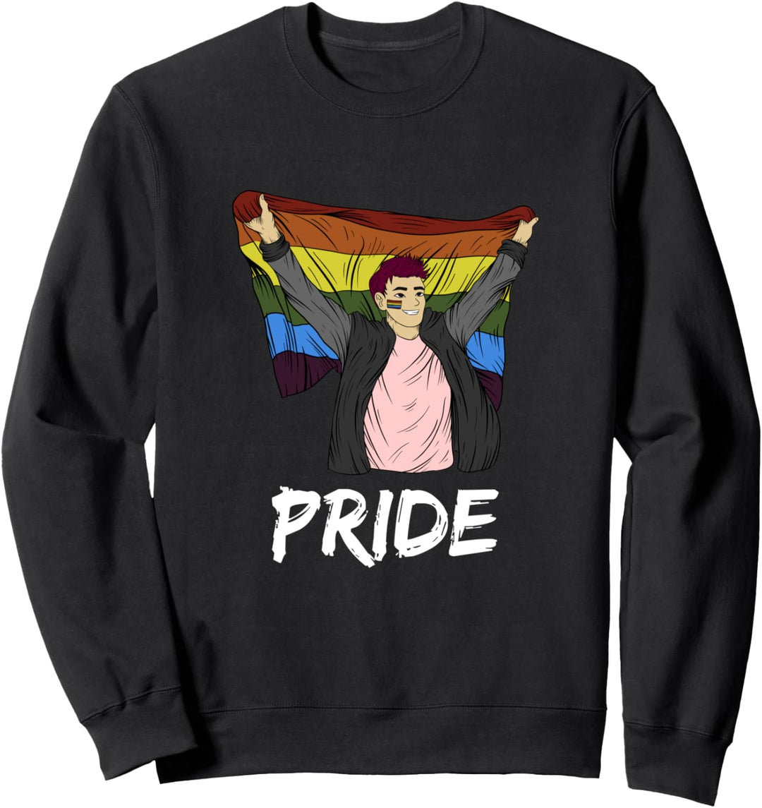 Regenbogenfahne Queer Homosexuell Schwul Lesbisch Gay Pride Sweatshirt
