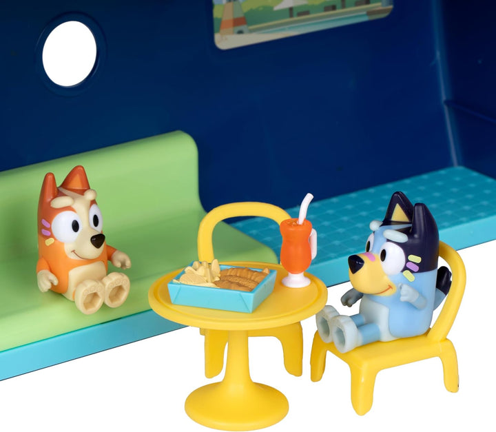 BlueY-Spielset Kreuzfahrtschiff, mit 5 Spielbereichen, Wasserrutsche, Kletterwand, Schnellboot und P