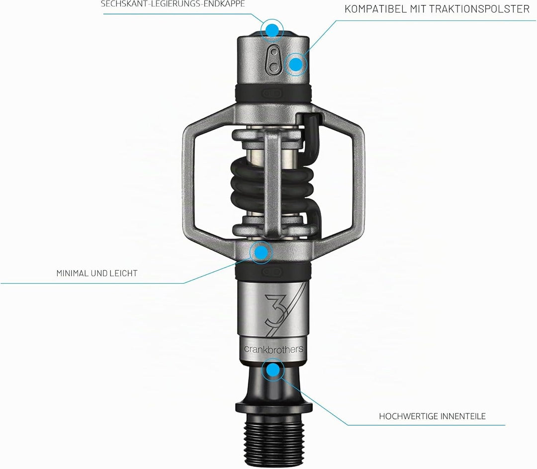 Crankbrothers Laufradsatz Egg Beater 3 Pedale BLAU BLAU, BLAU BLAU