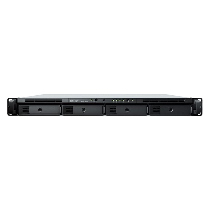 Synology RS822RP+ 4-Bay RackStation NAS AMD Ryzen V1500B 2GB RAM 4xRJ-45 1GbE LAN-Port, 40TB Bundle
