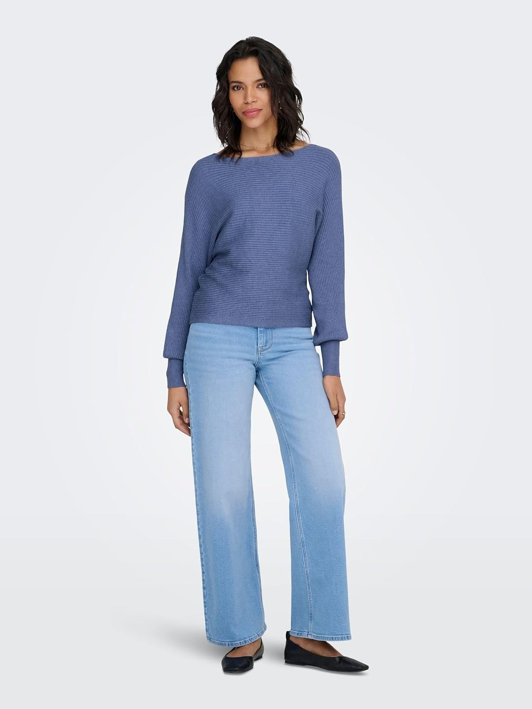 ONLY Female Strickpullover ONLADALINE Strickpullover XS Bleached Denim, XS Bleached Denim