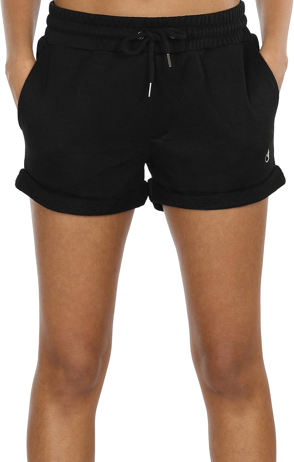 icyzone Damen Sportshorts 2er Pack Kurze Sporthose Atmungsaktive Laufshorts Bequeme Trainingsshorts