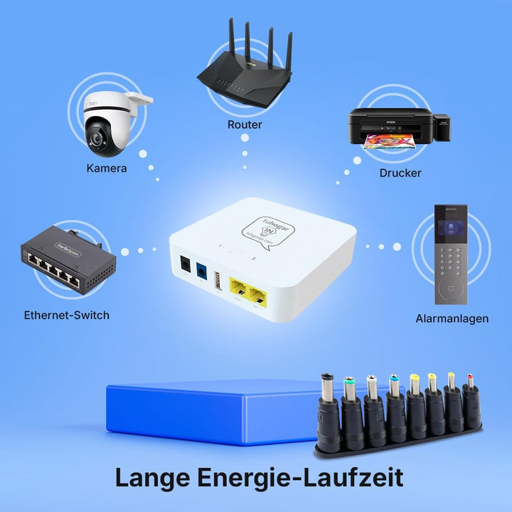 Unterbrechungsfreie Stromversorgung | Mini UPS Power Schutz Ladegerät Oder Mini-USV 5V/12V mit Inter