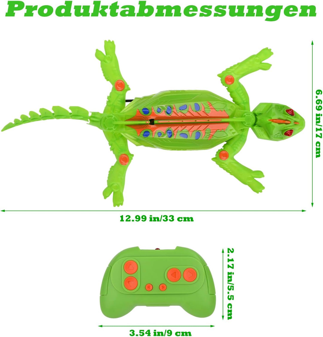 Ferngesteuert Wall Crawler Gecko, der an Wänden Decken Entlang Krabbelt, Wiederaufladbar Chamäleon,