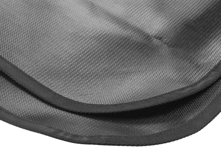 Feuerschutzmatte Bodenschutzmatte rechteckig Schwarz 140 x 100 cm 0,5 mm hitzebeständige Unterlegmat
