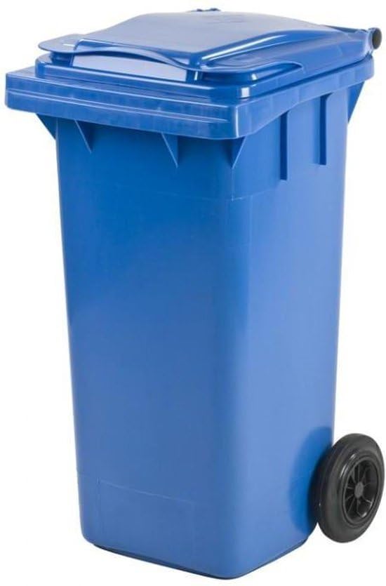 Generisch MGB Mülltonne aus Kunststoff, Blau, 240 l, 580x1060x720 mm