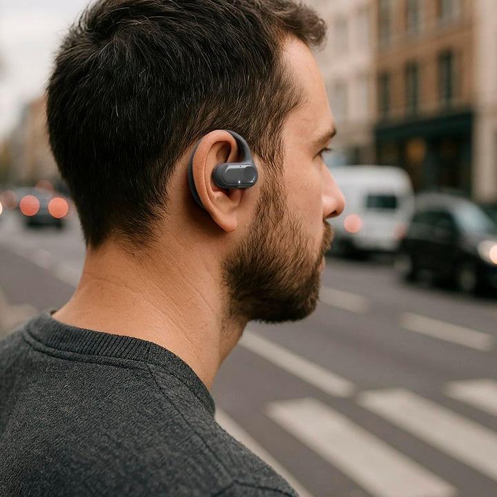 Hama Bluetooth®-Kopfhörer Spirit Open, TWS, Ohrbügel, ENC, App, IPX4, Bluetooth 5.3, True Wireless,