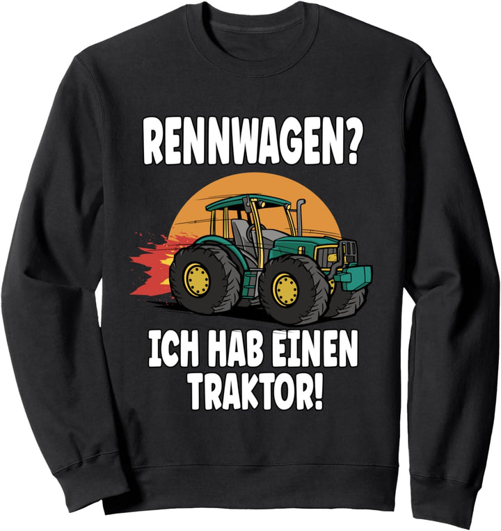 Kinder Traktor Rennwagen? Ich habe einen Traktor Sweatshirt