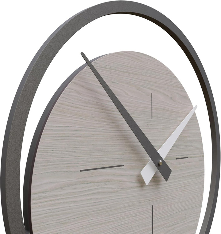 CalleaDesign - Eclipse Pendeluhr, Eiche Breeze, Eiche Breeze