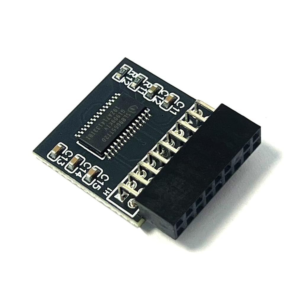 JINTAI TPM 2.0-Modul LPC 18-Pin-Fernkartenschlüsselungs-Sicherheitsplatine Zubehör Ersatz für ASRock