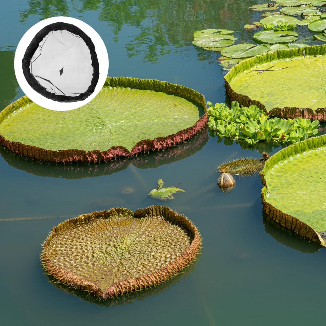 BESTonZON Schwimmende Netzabdeckung Für Teichpflanzen Runder Pflanzenschutzring Zur Fischbarriere Wa