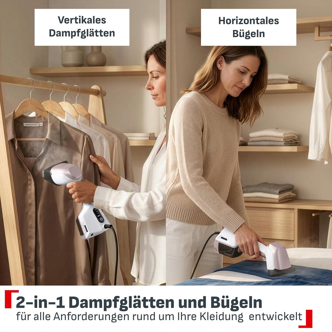 Tefal AeroSteam Elite 610 Dampfglätter, mit Ansaugtechnologie, 2-in-1, AEROSTEAM ELITE