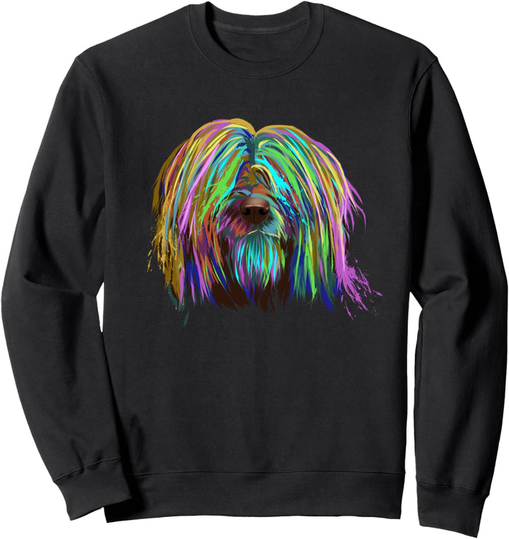 Bunter Hund Briard Sweatshirt