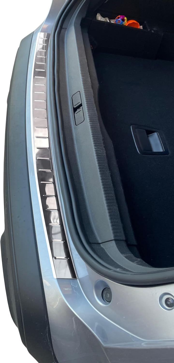 RECAMBO Ladekantenschutz Edelstahl Hochglanz poliert, Chrom Look - kompatibel für Citroen C5 Aircros