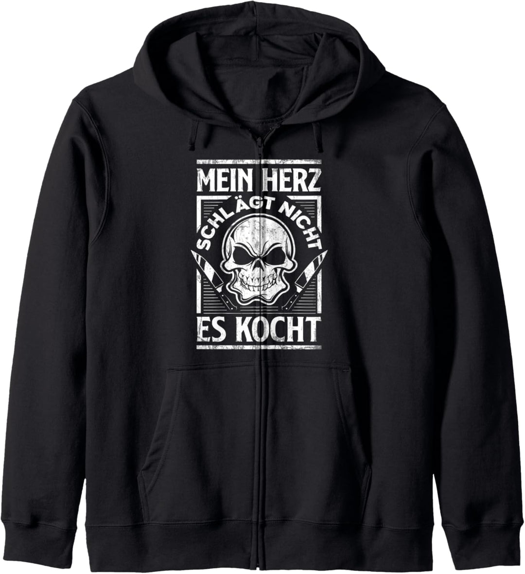 Mein Herz Schlägt Nicht Es Kocht - Geschenk Hobby Kapuzenjacke