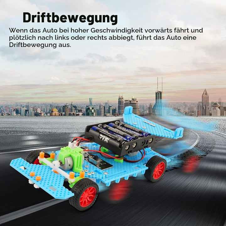 Ferngesteuertes Auto, Experimente Technik Bausatz für Kinder ab 9 10 11 12, Wissenschaft Kinder Bauk