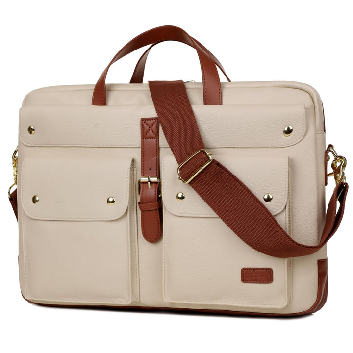 Baosha Faux Leder Laptop Tasche 15.6-17.3 Zoll Damen Aktentasche Schultertasche Notebook Tasche Busi