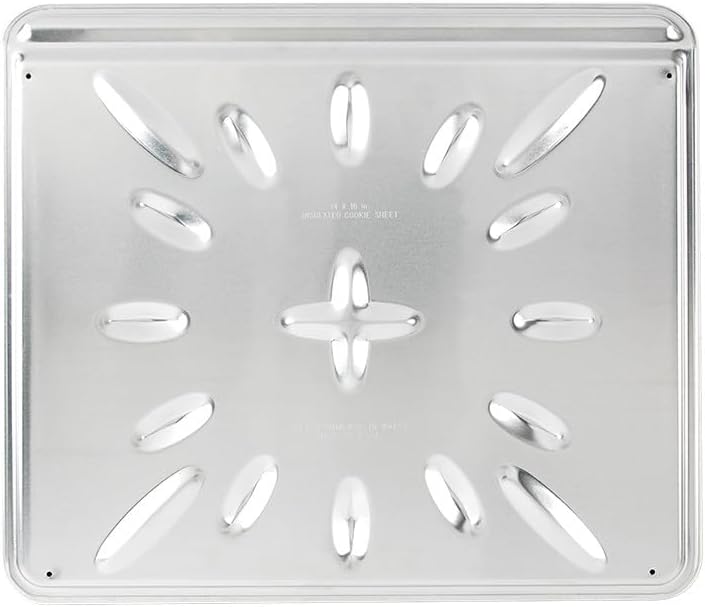 Nordic Ware Bettlaken Isoliertes Backblech. silber, Isoliertes Backblech.