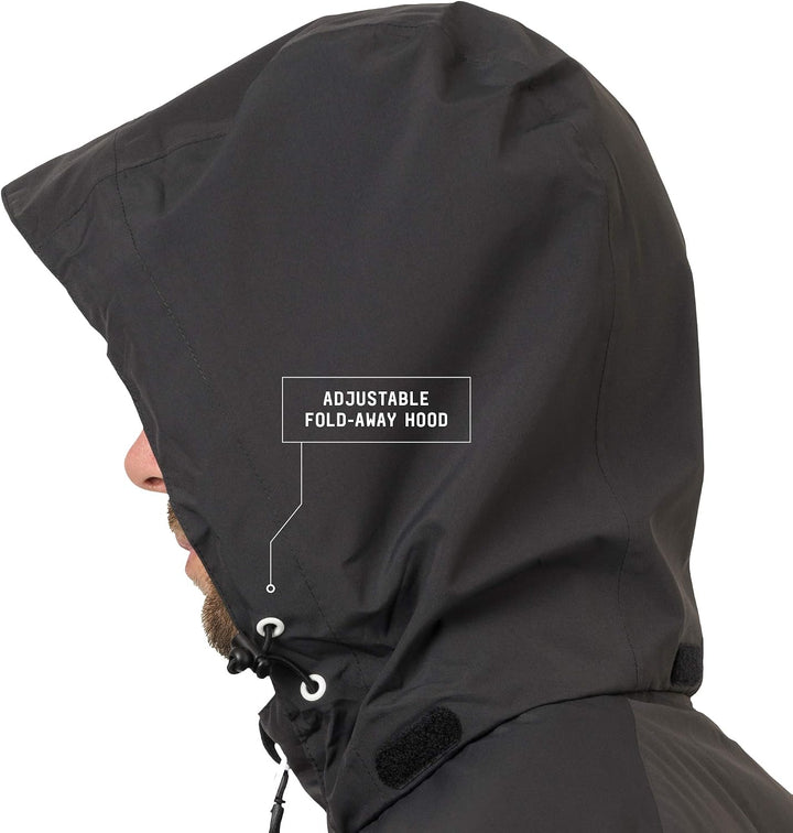 AGU Regenjacke Damen &amp; Herren Go Essential, Fahrradjacke Wasserdicht &amp; Winddicht, Atmungsaktiv, Refl