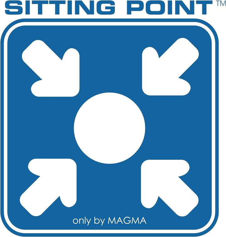 SITTING POINT only by MAGMA Sitzsack MONACOR Cube Baumwolle gestrickt mit Inlett
