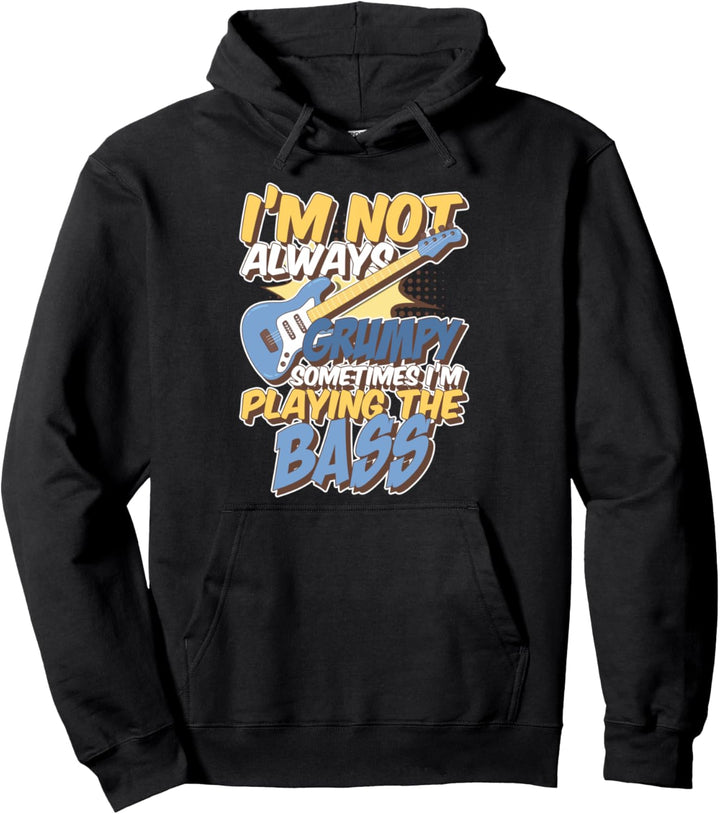 Bassspieler Rock Musik Band Bassist Lustiges Bass Gitarre Pullover Hoodie