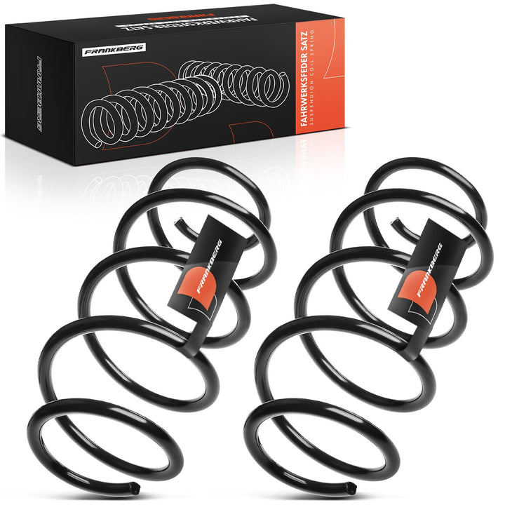 2x Federn Fahrwerksfeder Vorderachse Kompatibel mit Fox 5Z1 5Z3 Schrägheck 1.2L 2005-2011 Replace