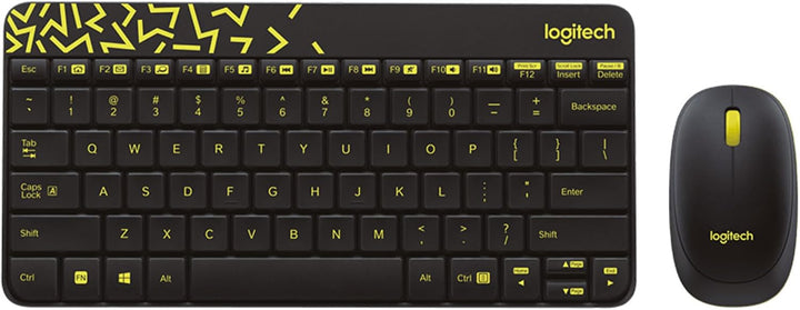 Logitech MK240 Nano Wireless Keyboard and Mouse Combo・(920-008383)・Volle Grösse (100%)・Kabellos・RF W