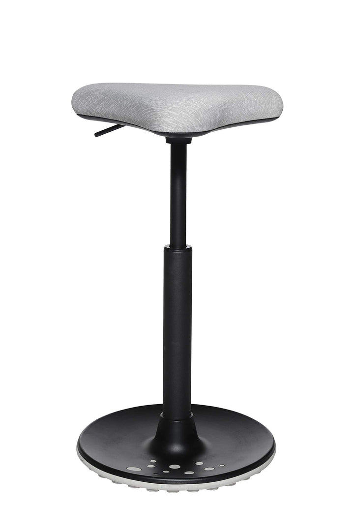 Topstar Sitness H1, Arbeitshocker, Stehhilfe, Drehhocker, höhenverstellbar, Stoffbezug Polyester, he