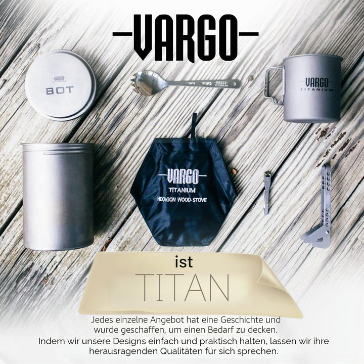Vargo Trinkflasche und Topf in einem BOT Bottle Pot, Grau, 1 Liter Vargo &