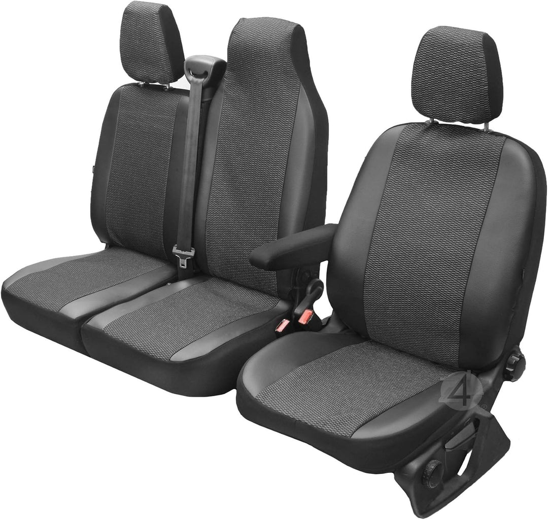 Pokter Sitzbezüge Viva passgenau geeignet für Nissan NV400 2010- Interstar ab 2022 2+1- Erste Reihe