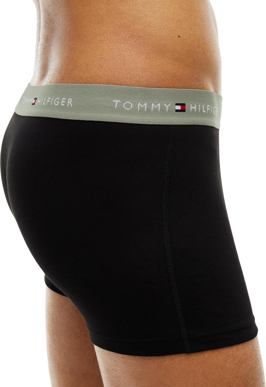 Tommy Hilfiger Herren 3p Trunk Wb Um0um03890 Trunk (3er Pack) L Multi (B//Utility Sage/Black/Bonita