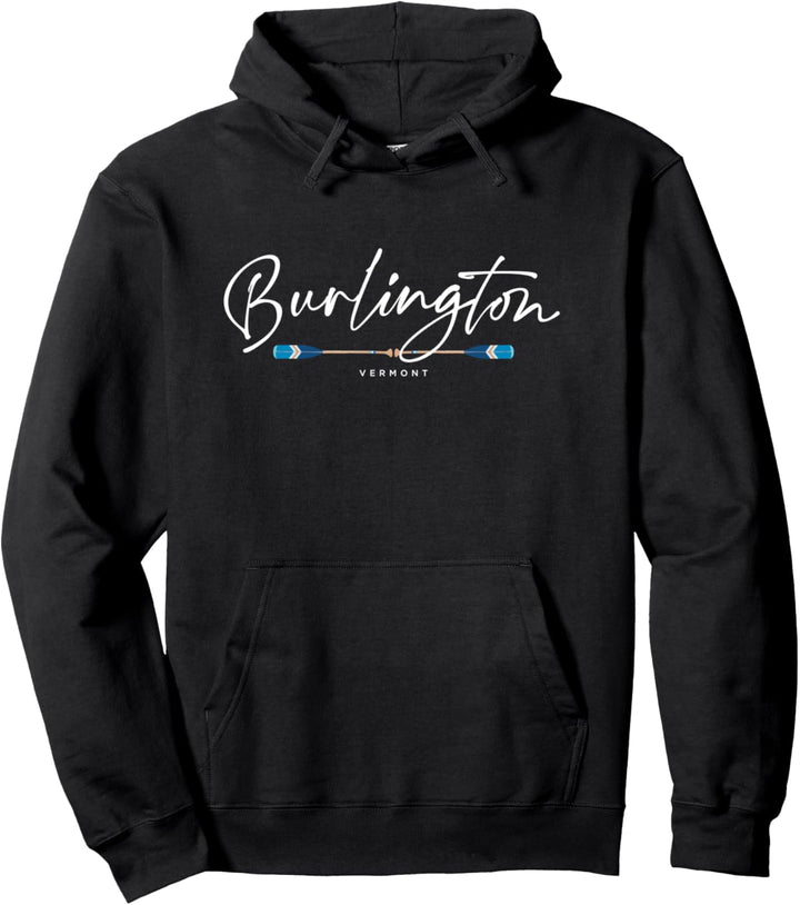 Burlington Vermont Ruder Grafik Pullover Hoodie