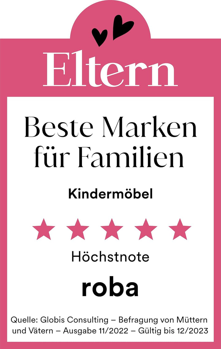 roba Laufgitter klappbar 75 x 100 cm - Platzsparender und faltbarer Baby Laufstall - Mobiles Krabbel