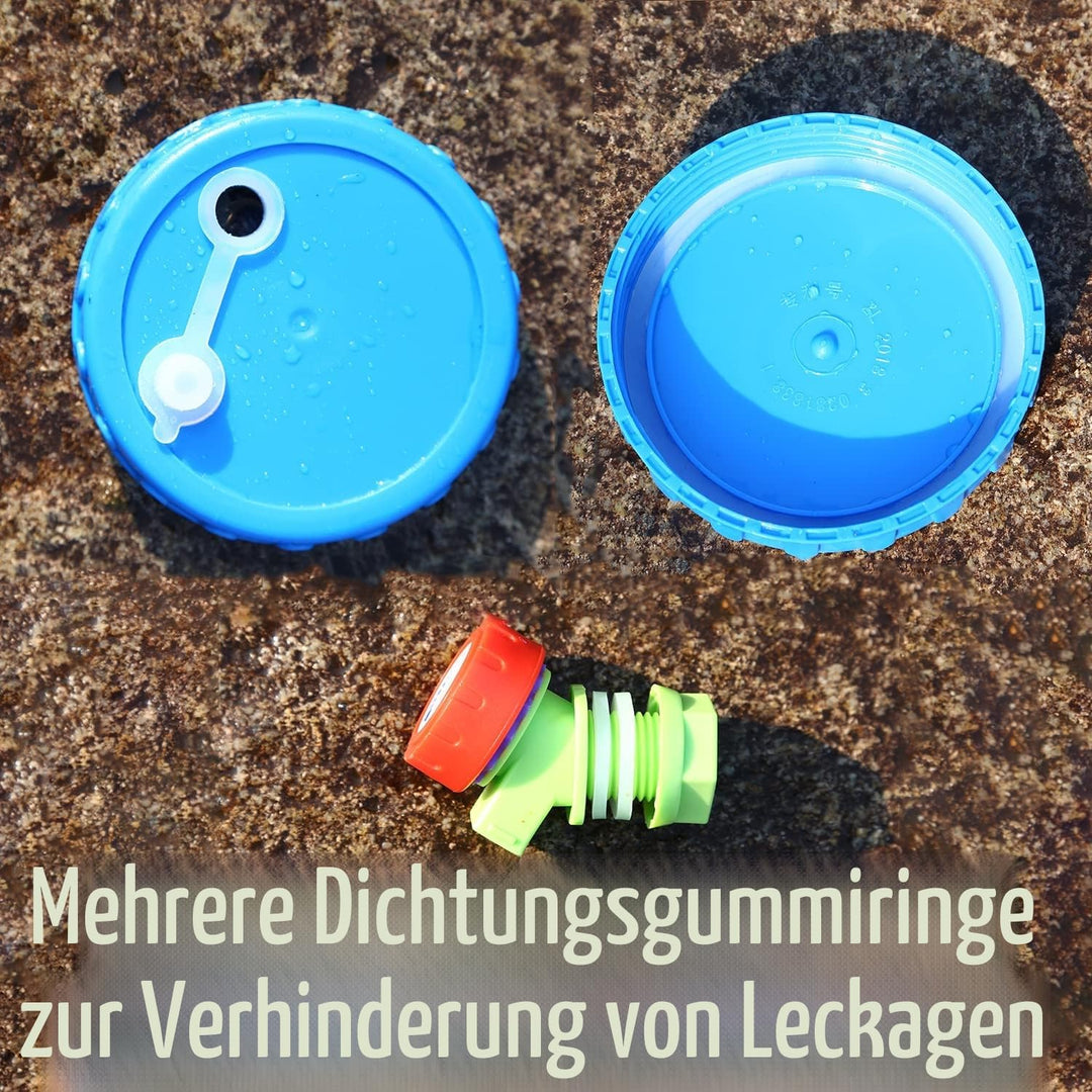 Sparkstarses Wasserbehälter mit Hahn, 5-22L Kunststoff Wasserkanister, BPA-frei Camping Wasserkanist