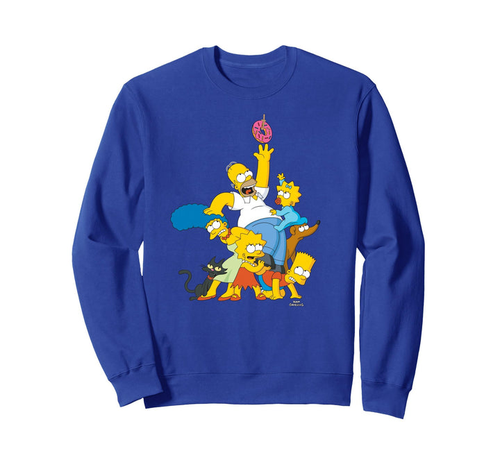 The Simpsons Family Donut Reach Sweatshirt