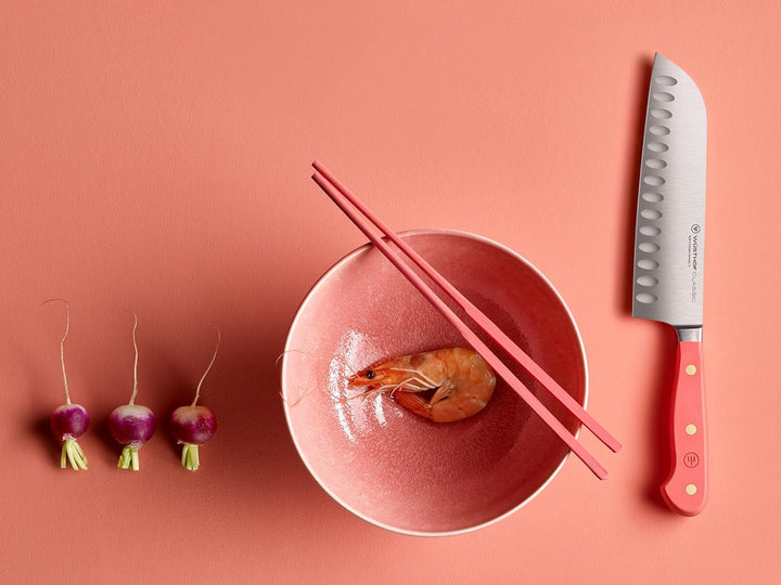 WÜSTHOF Classic Santoku 17 cm, Coral Peach (Orange) Coral Peach 17 cm, Coral Peach 17 cm