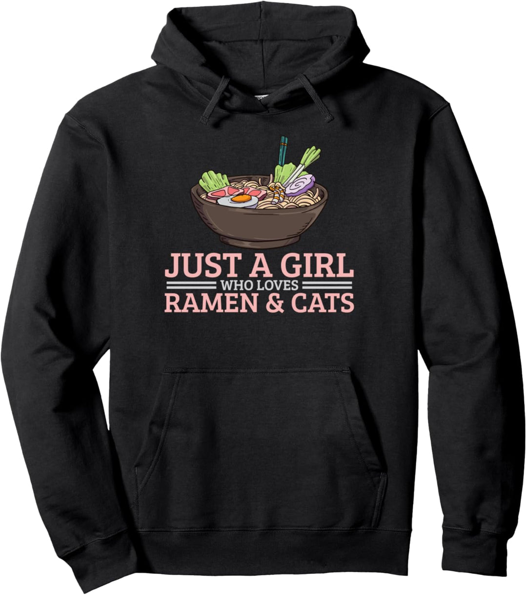 Ramen Katze Neko Kawaii Pullover Hoodie