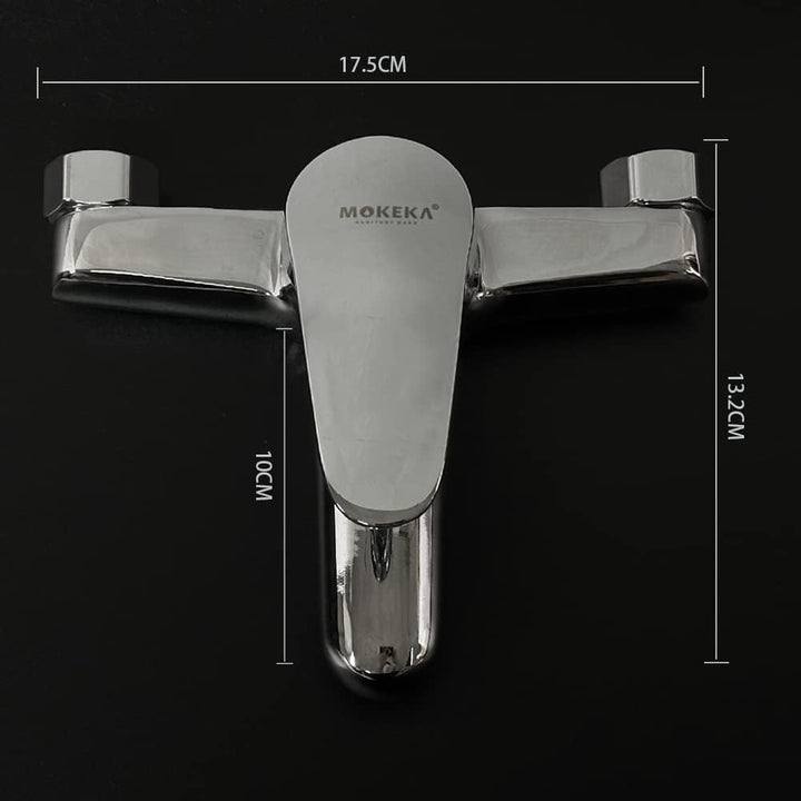 MOKEKA Badewanne Mischbatterie Badewanne Wasserhahn Wand Dusche Wasserhahn (Single) Singles, Singles