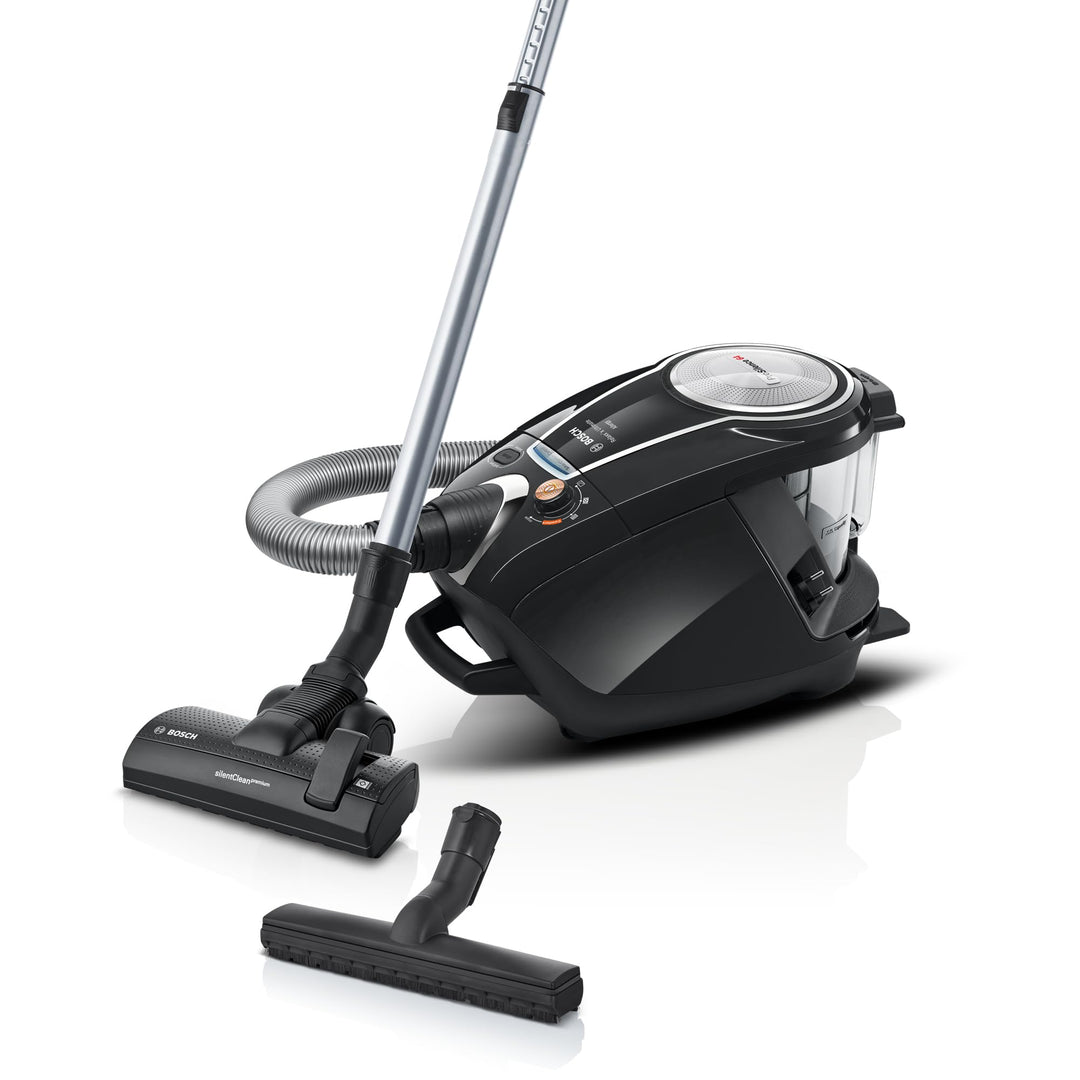 Bosch Staubsauger beutellos ProSilence Serie 8 BGS7MS64, Bodenstaubsauger, leise, Hygiene-Filter, Bo