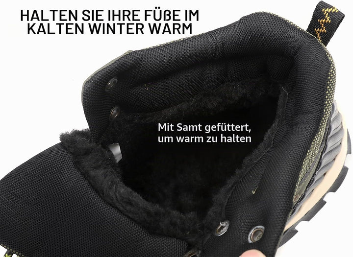 ARRIGO BELLO Winterschuhe Herren Winterstiefel Wanderstiefel Trekking Stiefel Gefüttert Warm Rutschf