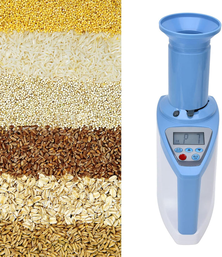 Smart Doppel-Nemometer 100-240V, LCD-Bildschirm, Präziser Feuchtigkeitsmesser für Getreide und Leben